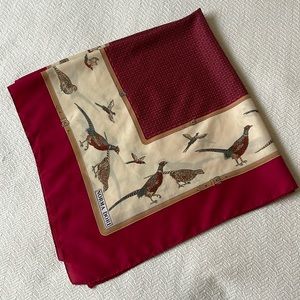 Norma Dori Vintage Pheasant Scarf